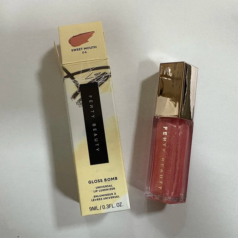 Sley- Beauty Lip Glaze Fuchsia Flex Moisturizing Sequins Lipstick Full Lip Makeup Beginner Transparent Lipstick Female Cosmetics