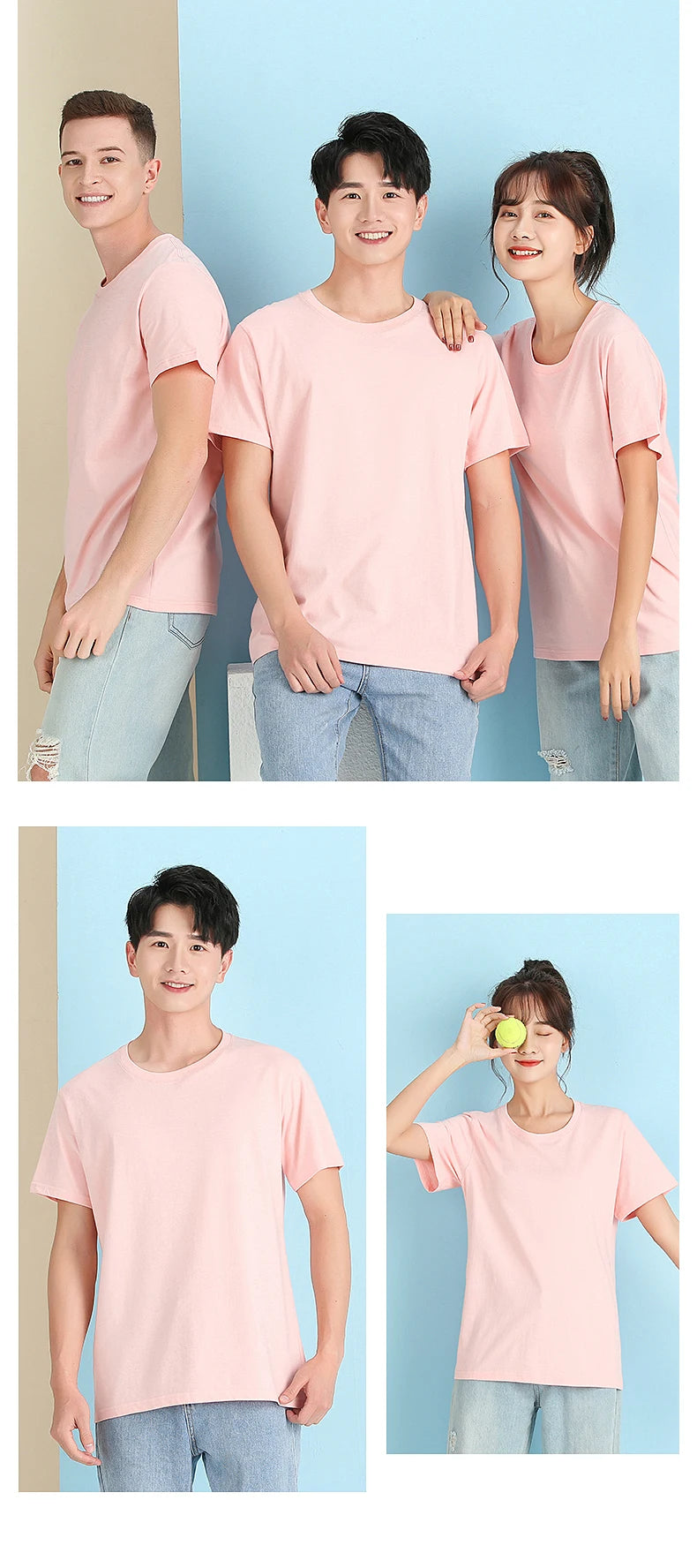 Sley T Shirt Print Logo Women For Men Custom 100% Cotton Advertising Activities Company Friend Gathering Dinner Party Diy Photo Team