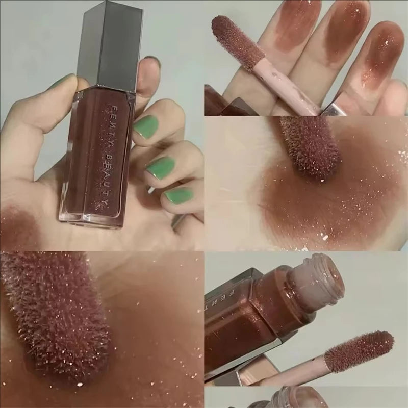 Fashion New Sley Beauty Transparent Lip Glaze Color Mirror Shine Glitter Lip Gloss Balm Sexy Makeup Lip Plumper Liquid Lipstick