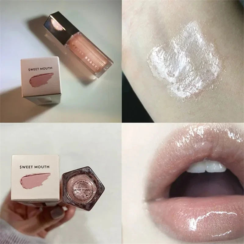 Sley-Beauty Makeup 9 Colors Lip Gloss Waterproof Liquid Lipstick Nude Pink Lips Tint Makeup Moisturizing Lip Glaze Cosmetics