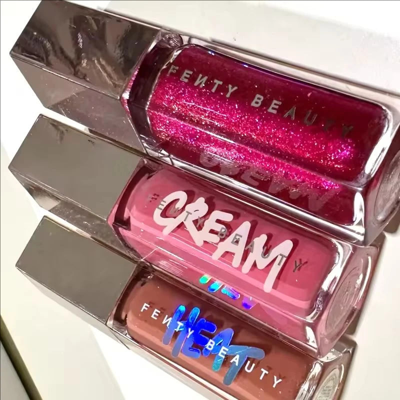 Sley Beauty Lip Gloss Lipstick Water Gloss Highlight Mirror Lasting FUSSY HEAT RIRI Sparkling Charming Moisturizing Cosmetics