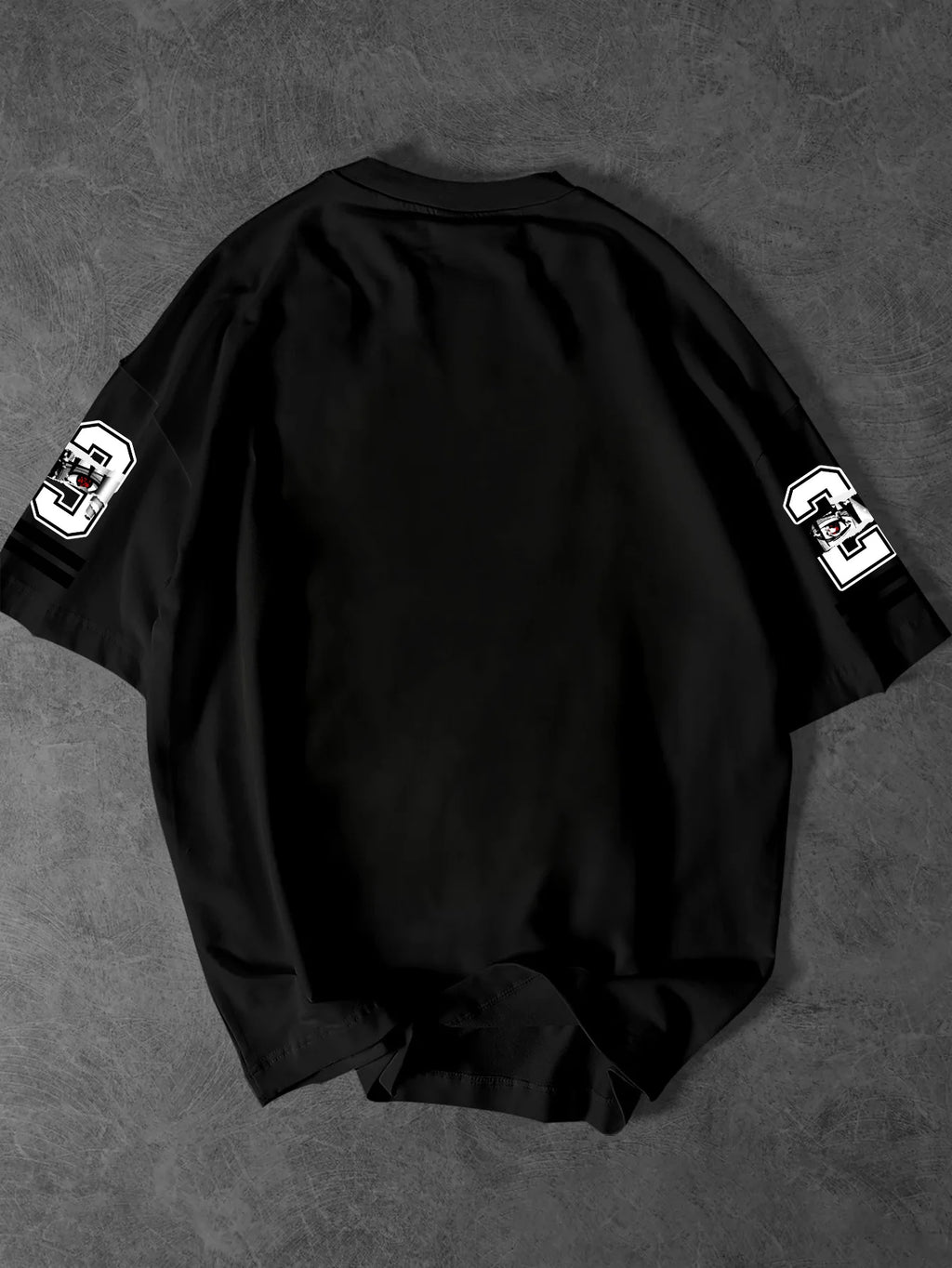 Sley 2New York 23 Graphic T-Shirt Men Streetwear Red Eye & Torn Paper Print Black Crew Neck Short Sleeve Polyester Tops S-2XL