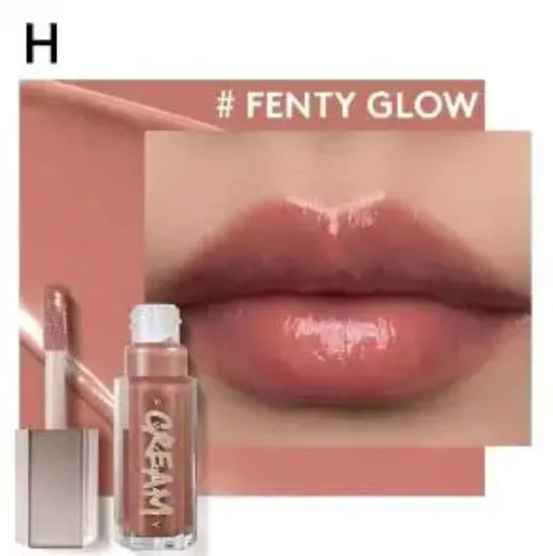 Sley Lipstick Waterproof Long-lasting Makeup Fenty Glow Hot Chocolit RIRI Hot Cherry Lip Gloss Naturally Brightens Lip Color