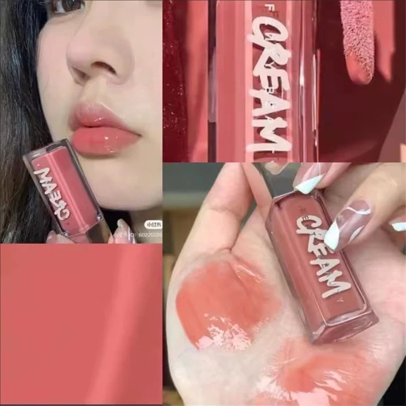 Sley-Beauty Lip Gloss Multicolor Moisten Shine Glitter Lip Plumper Makeup Sparkling Charming Moisturizing Lip Care Cosmetics
