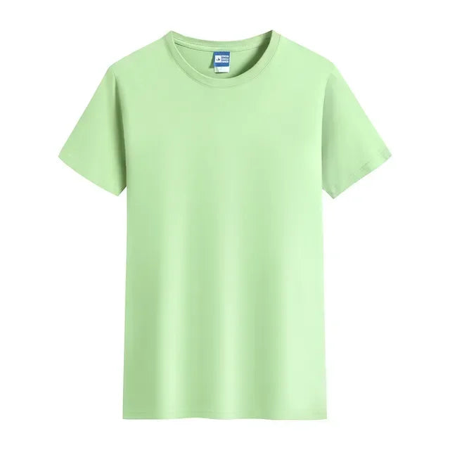 Sley T Shirt Print Logo Women For Men Custom 100% Cotton Advertising Activities Company Friend Gathering Dinner Party Diy Photo Team