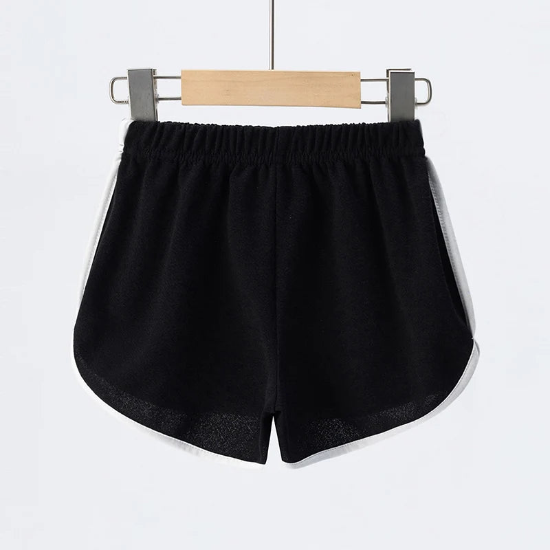 4/1 Pcs Children's Summer Solid Color Basic Small Hot Pants Boys Sports Casual Shorts Girls Fashion Joker Comfortable Beach Pant