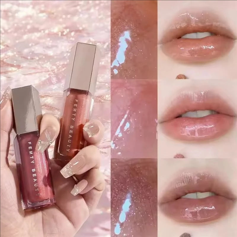 Fashion New Sley Beauty Transparent Lip Glaze Color Mirror Shine Glitter Lip Gloss Balm Sexy Makeup Lip Plumper Liquid Lipstick