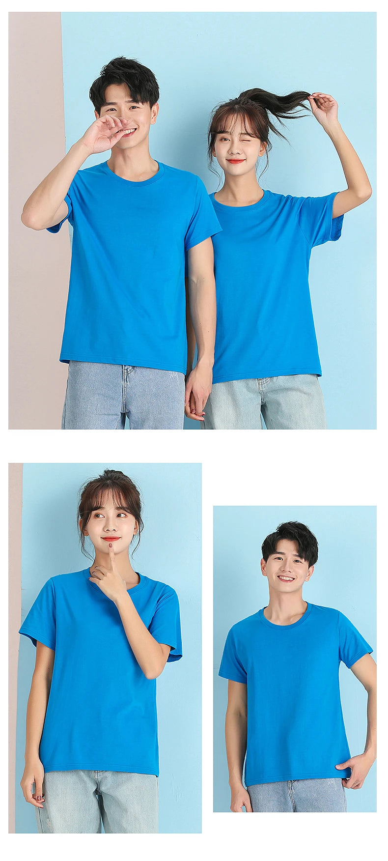Sley T Shirt Print Logo Women For Men Custom 100% Cotton Advertising Activities Company Friend Gathering Dinner Party Diy Photo Team