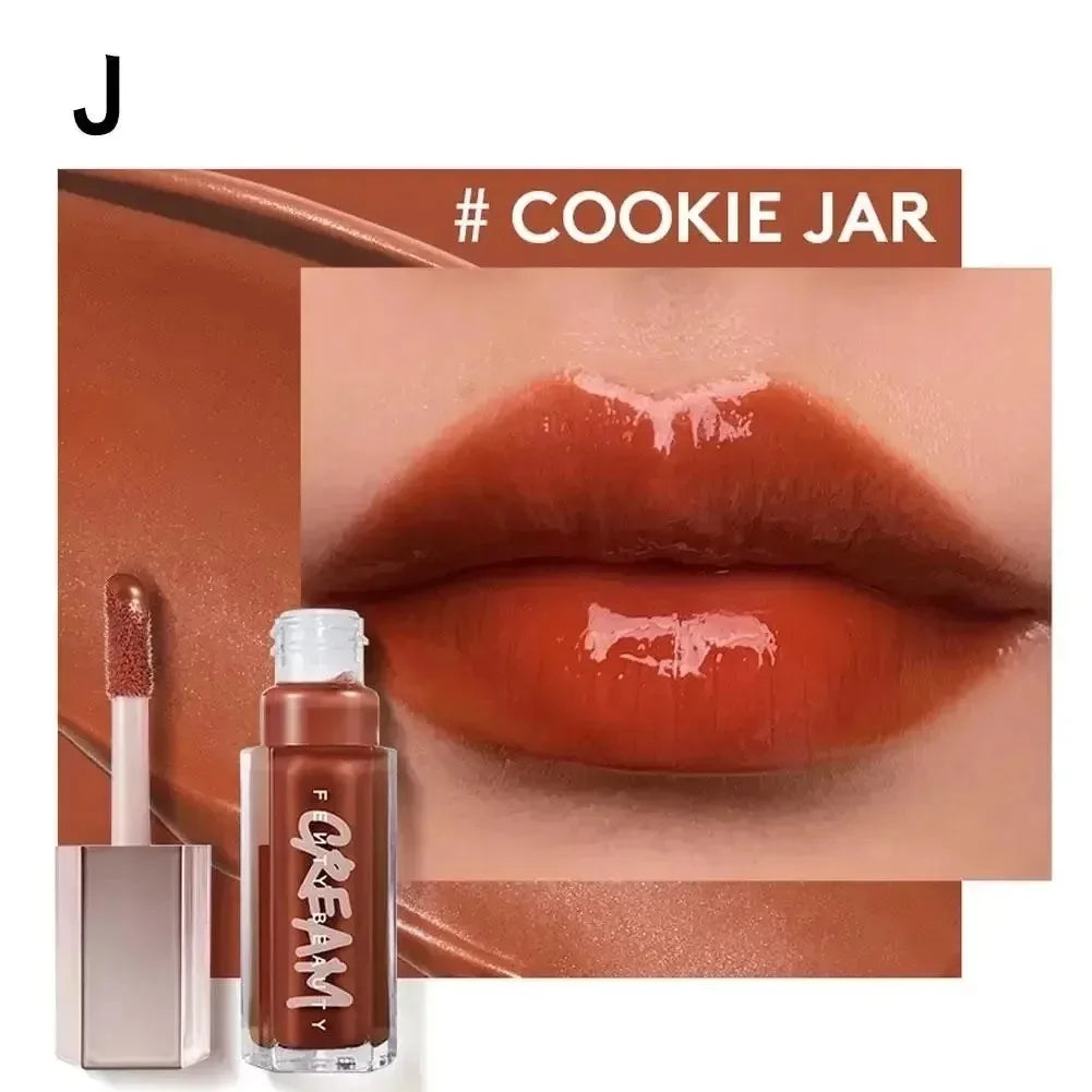 Sley Beauty Gloss Bomb Lip Glaze Multi-color Moisten Shine Glitter Lip Plumper Makeup Beginner Liquid Lipstick Makeup Cosmetics