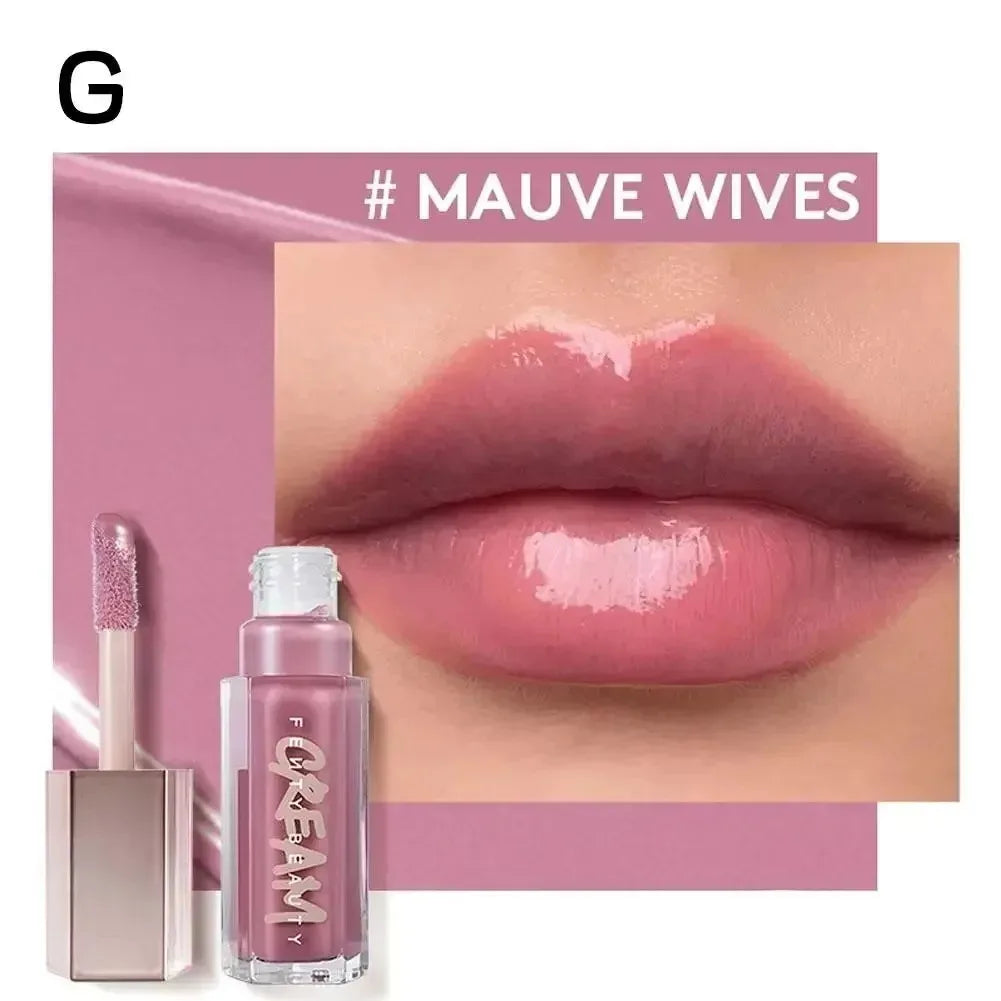 Sley Beauty Gloss Bomb Lip Glaze Multi-color Moisten Shine Glitter Lip Plumper Makeup Beginner Liquid Lipstick Makeup Cosmetics