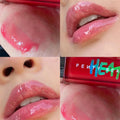 Sley-Beauty 9 Color Lip Gloss Lipstick Water Gloss Highlight Mirror FUSSY HEAT RIRI Sparkling Charming Moisturizing Lip Care