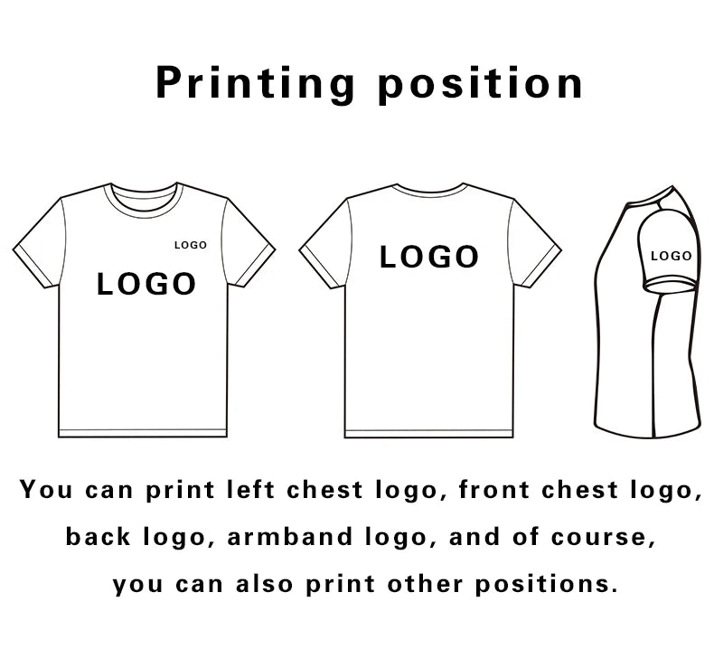 Sley T Shirt Print Logo Women For Men Custom 100% Cotton Advertising Activities Company Friend Gathering Dinner Party Diy Photo Team