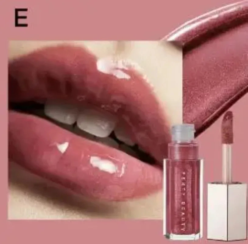 Sley Lipstick Waterproof Long-lasting Makeup Fenty Glow Hot Chocolit RIRI Hot Cherry Lip Gloss Naturally Brightens Lip Color