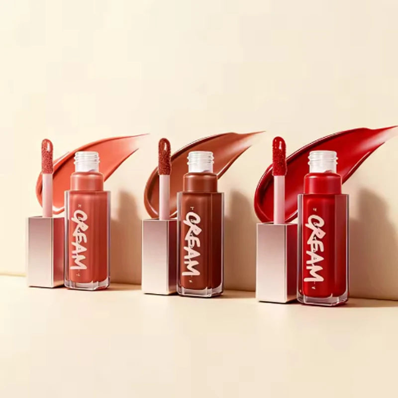 Sley-Beauty Lip Gloss Lipstick Water Gloss Highlight Mirror FUSSY HEAT RIRI Sparkling Charming Moisturizing Lip Care Cosmetics