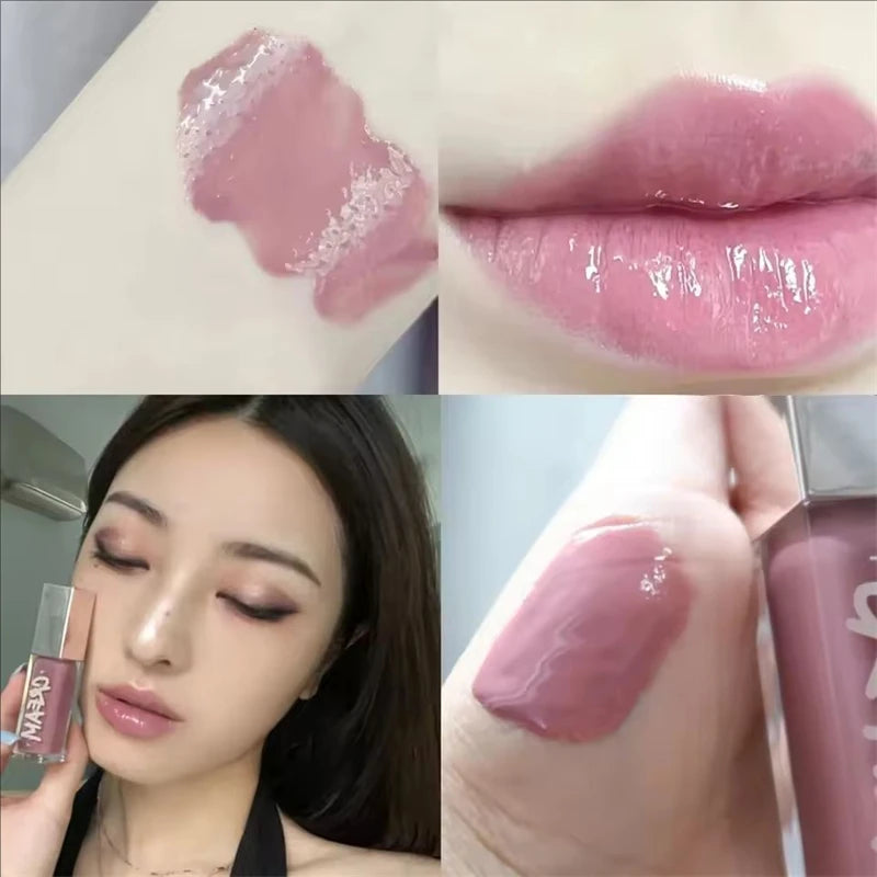 Sley-Fashion Popular Fenty Beauty Makeup Transparent Lip Glaze Color Mirror Shine Glitter Lip Gloss Balm Sexy Lip Plumper Cosmetics