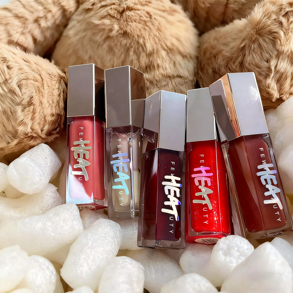 Sley Lipstick Waterproof Long-lasting Makeup Fenty Glow Hot Chocolit RIRI Hot Cherry Lip Gloss Naturally Brightens Lip Color