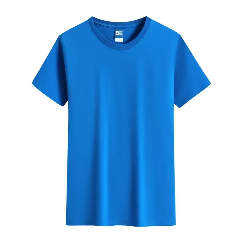 Sley T Shirt Print Logo Women For Men Custom 100% Cotton Advertising Activities Company Friend Gathering Dinner Party Diy Photo Team