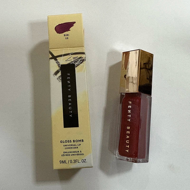 Sley- Beauty Lip Glaze Fuchsia Flex Moisturizing Sequins Lipstick Full Lip Makeup Beginner Transparent Lipstick Female Cosmetics
