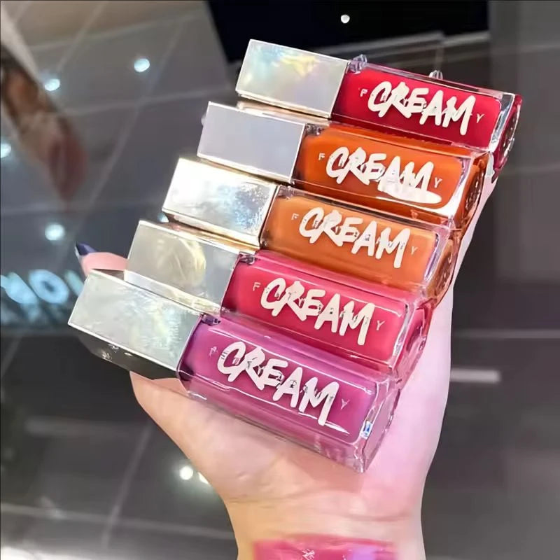 Fashion New Sley Beauty Transparent Lip Glaze Color Mirror Shine Glitter Lip Gloss Balm Sexy Makeup Lip Plumper Liquid Lipstick