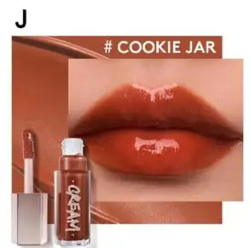Sley Lipstick Waterproof Long-lasting Makeup Fenty Glow Hot Chocolit RIRI Hot Cherry Lip Gloss Naturally Brightens Lip Color