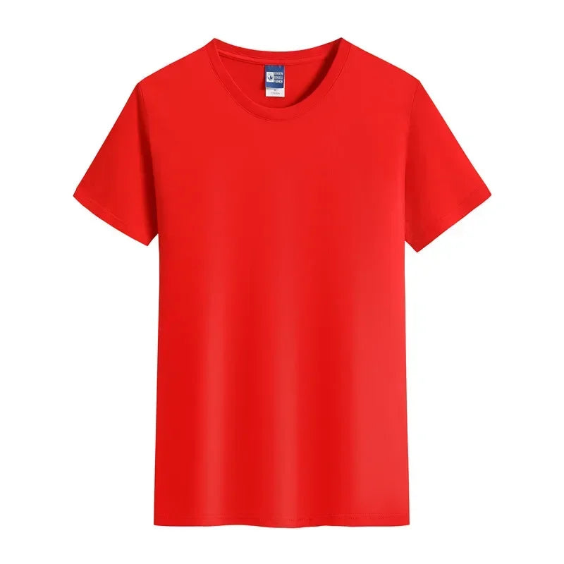 Sley T Shirt Print Logo Women For Men Custom 100% Cotton Advertising Activities Company Friend Gathering Dinner Party Diy Photo Team