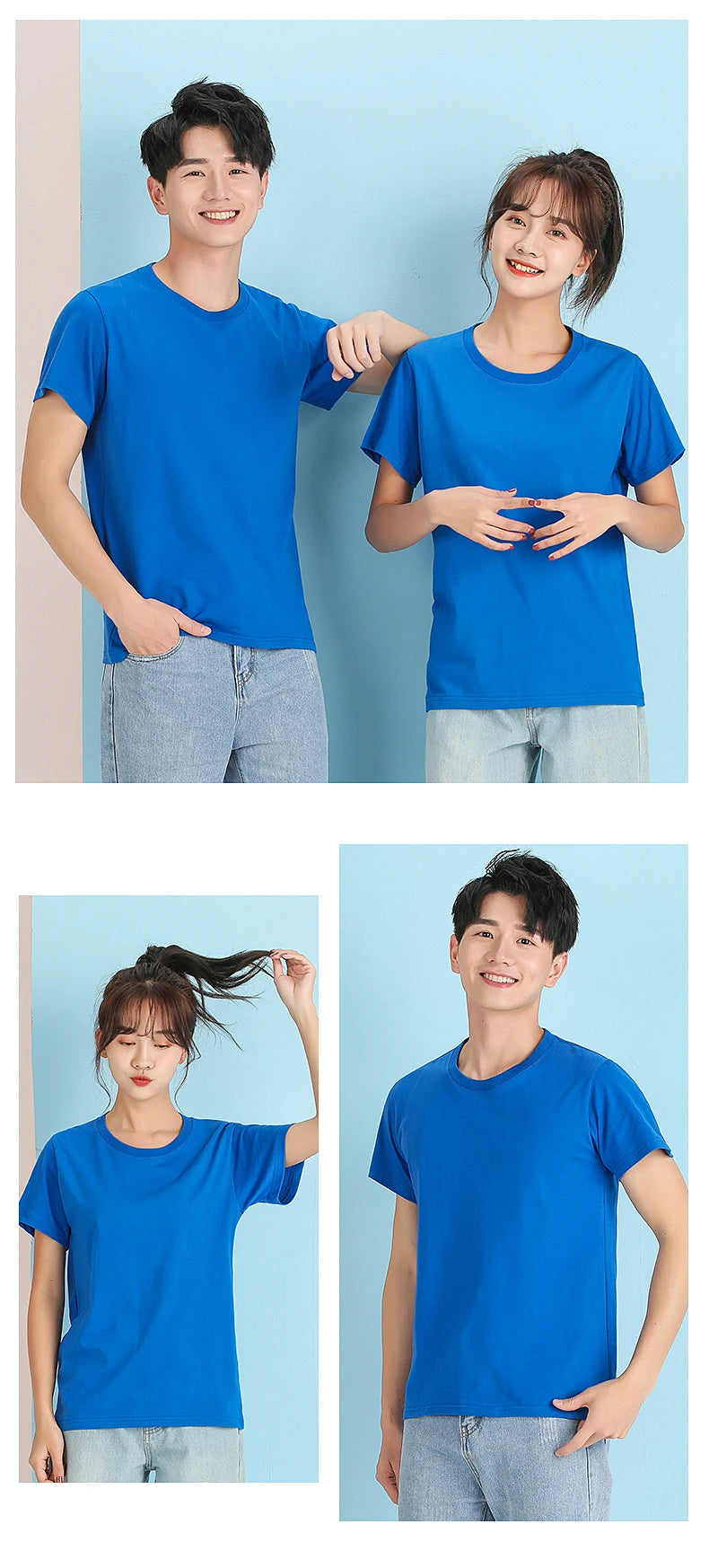 Sley T Shirt Print Logo Women For Men Custom 100% Cotton Advertising Activities Company Friend Gathering Dinner Party Diy Photo Team