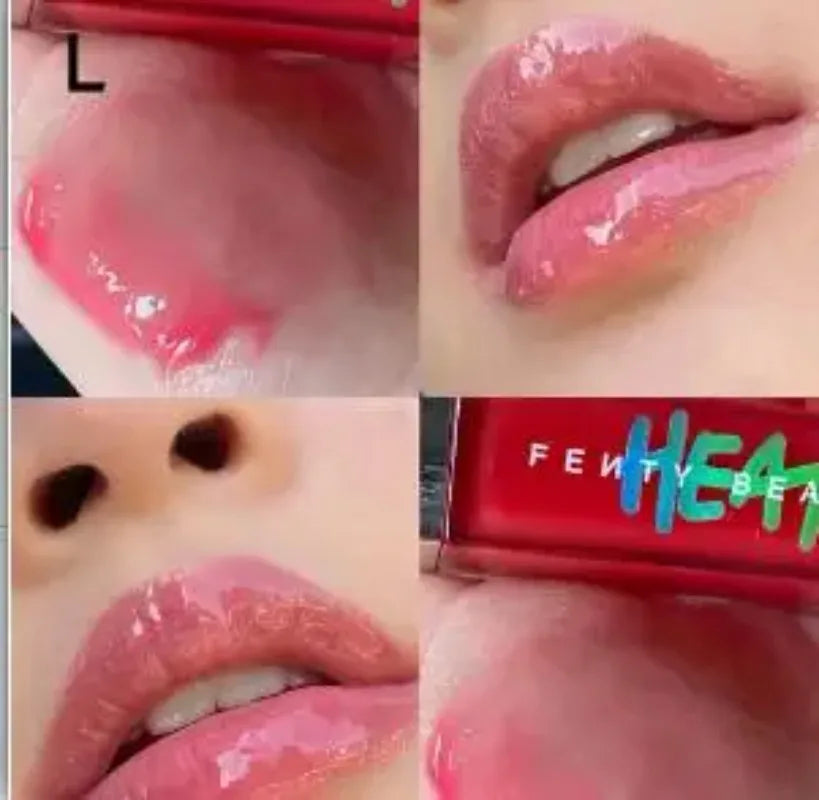 Sley Lipstick Waterproof Long-lasting Makeup Fenty Glow Hot Chocolit RIRI Hot Cherry Lip Gloss Naturally Brightens Lip Color