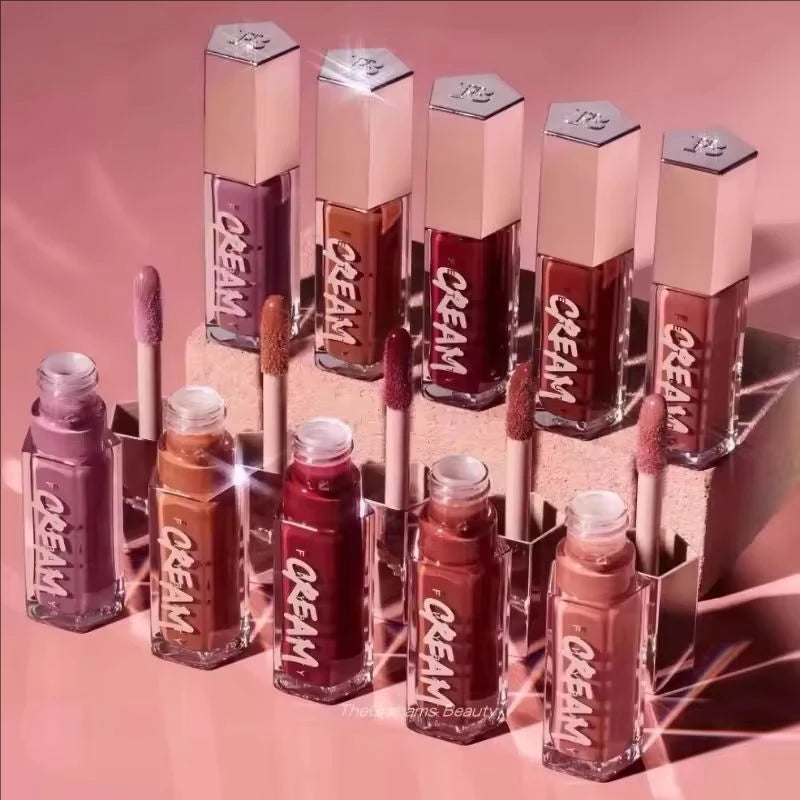 Fashion New Sley Beauty Transparent Lip Glaze Color Mirror Shine Glitter Lip Gloss Balm Sexy Makeup Lip Plumper Liquid Lipstick